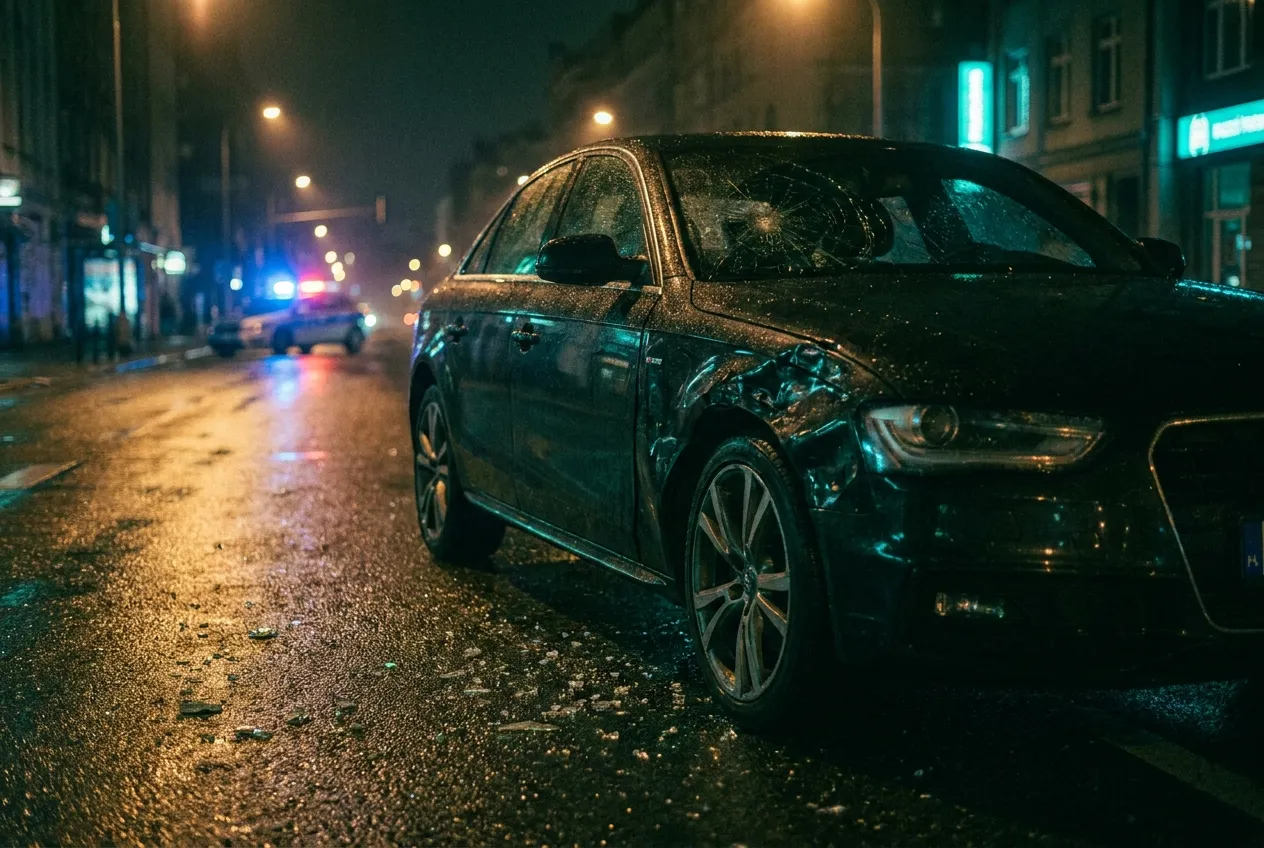 Wypadek drogowy noca - adwokat wypadki drogowe Warszawa
